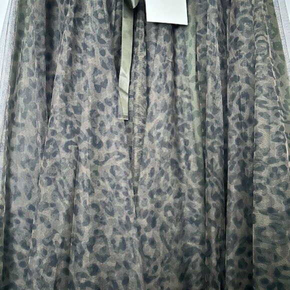 Chocklate Paris Green Leopard Tulle Skirt - (Small and Medium Sizes) - NWT - Picture 3 of 3